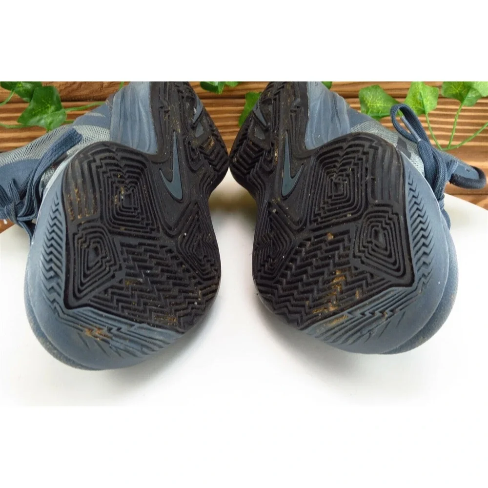 Nike Youth Boys Shoes Sz 7‎ M Gray/Blue Mesh Running